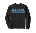 Alabama Soccer Sky Blue Text Sweatshirt - Aesthetic Graphic Men Women