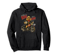 Cocker Spaniel Motorbike Love Footbal Hoodie - Aesthetic Graphic Unisex