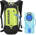 Hydration Backpack, Lightweight Hydration Pack with 2L Water Bladder, 6L Water Backpack for Men Women Cycling, Hiking, Mountain Biking, Skiing