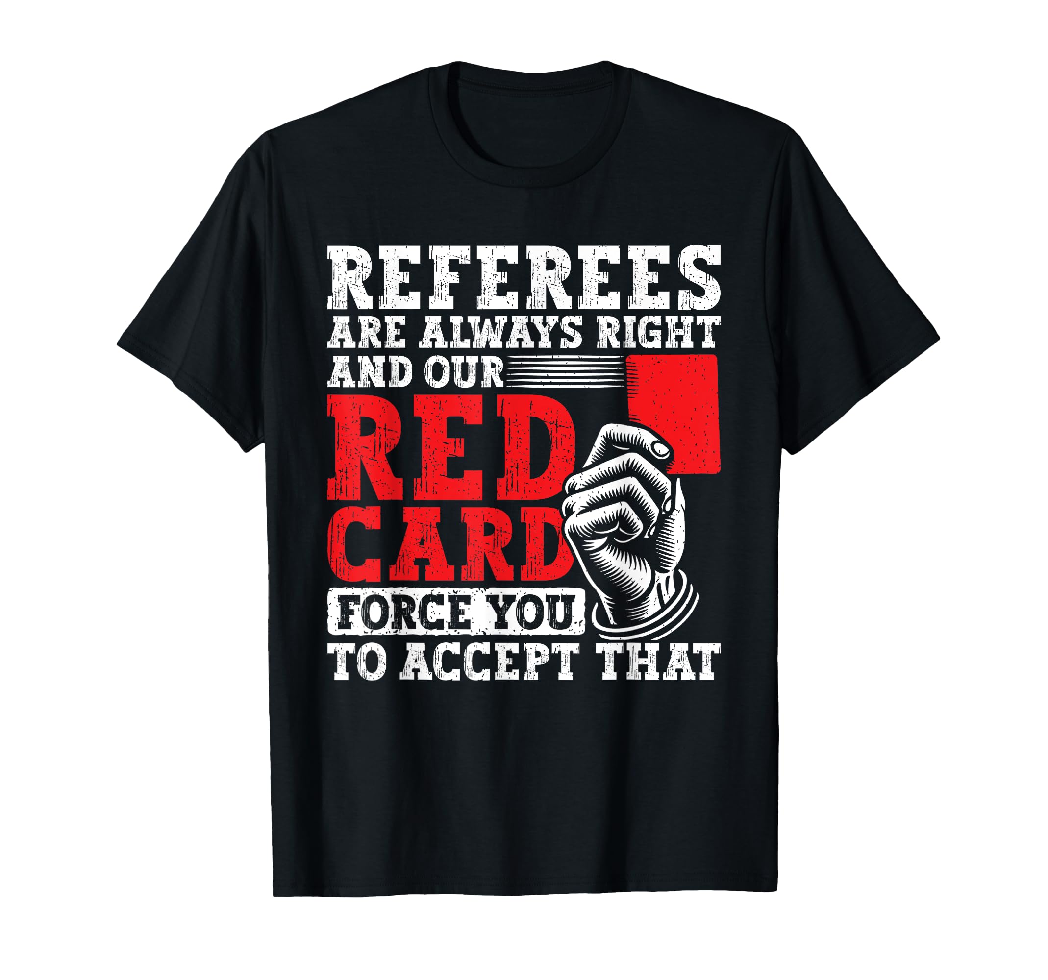 Soccer Ref Funny Soccer Referee T-Shirt - Unique Graphic Unisex