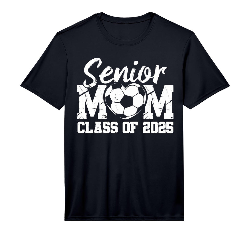 Mens Soccer Senior Mom Class 2025 T-Shirt - Minimalist Print for Adults