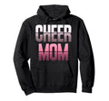 Cheer Mom Biggest Fan Cheerleader Mama Hoodie - Novelty Apparel for Adults