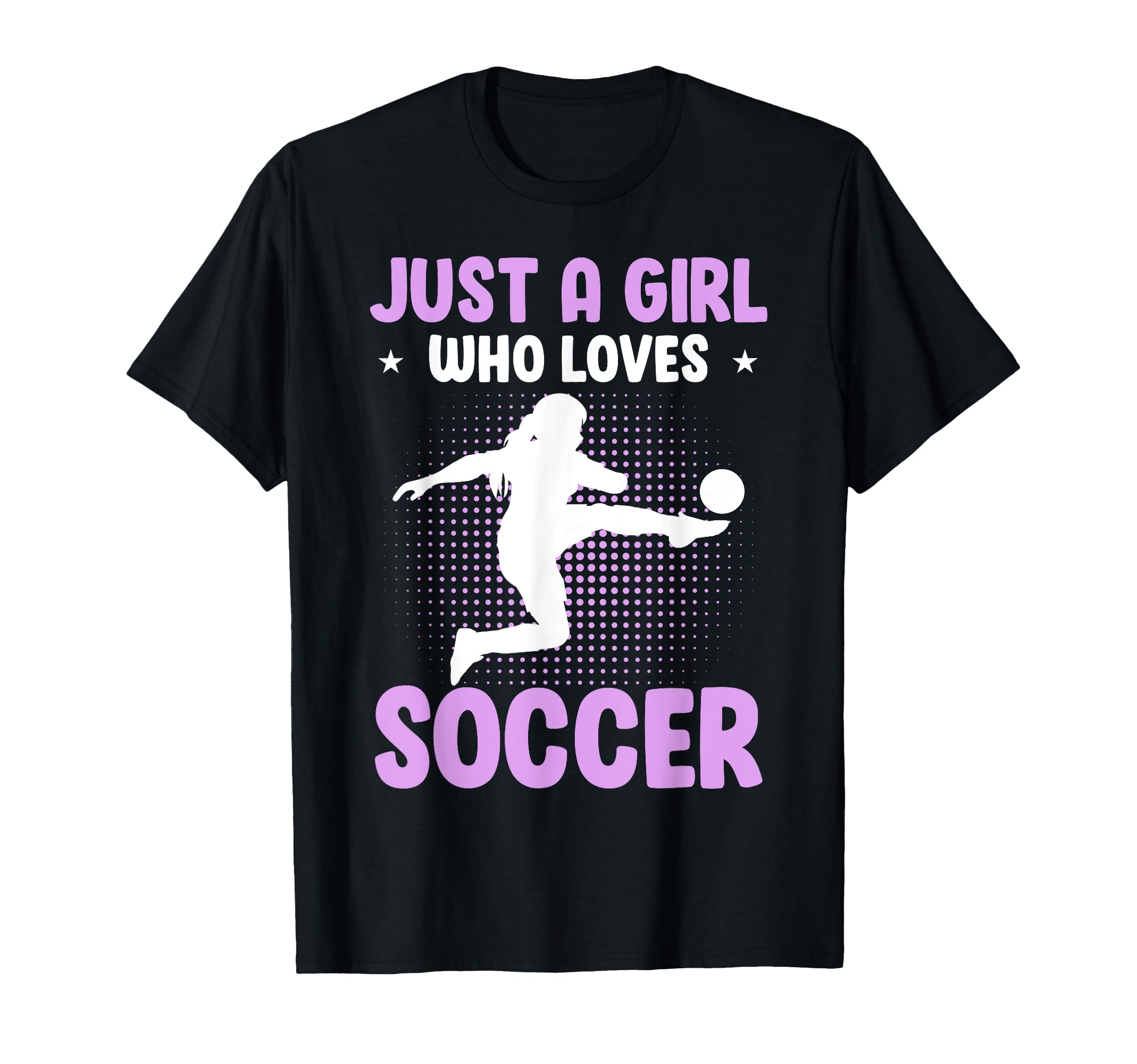 Just Who Loves Soccer T-Shirt - Trendy Graphic for Adults