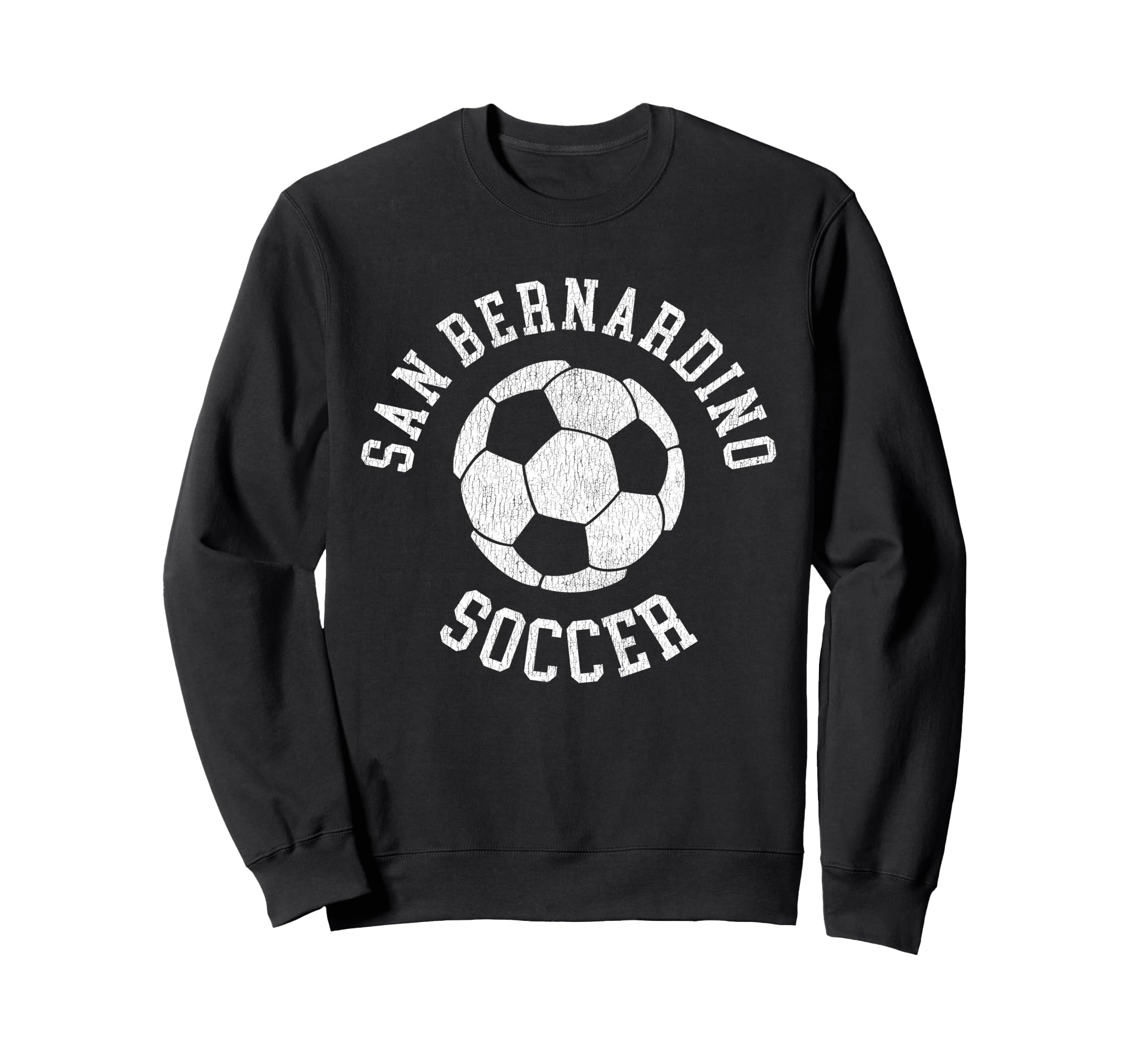 San Bernardino Soccer Distressed Sweatshirt - Aesthetic Graphic Men Women
