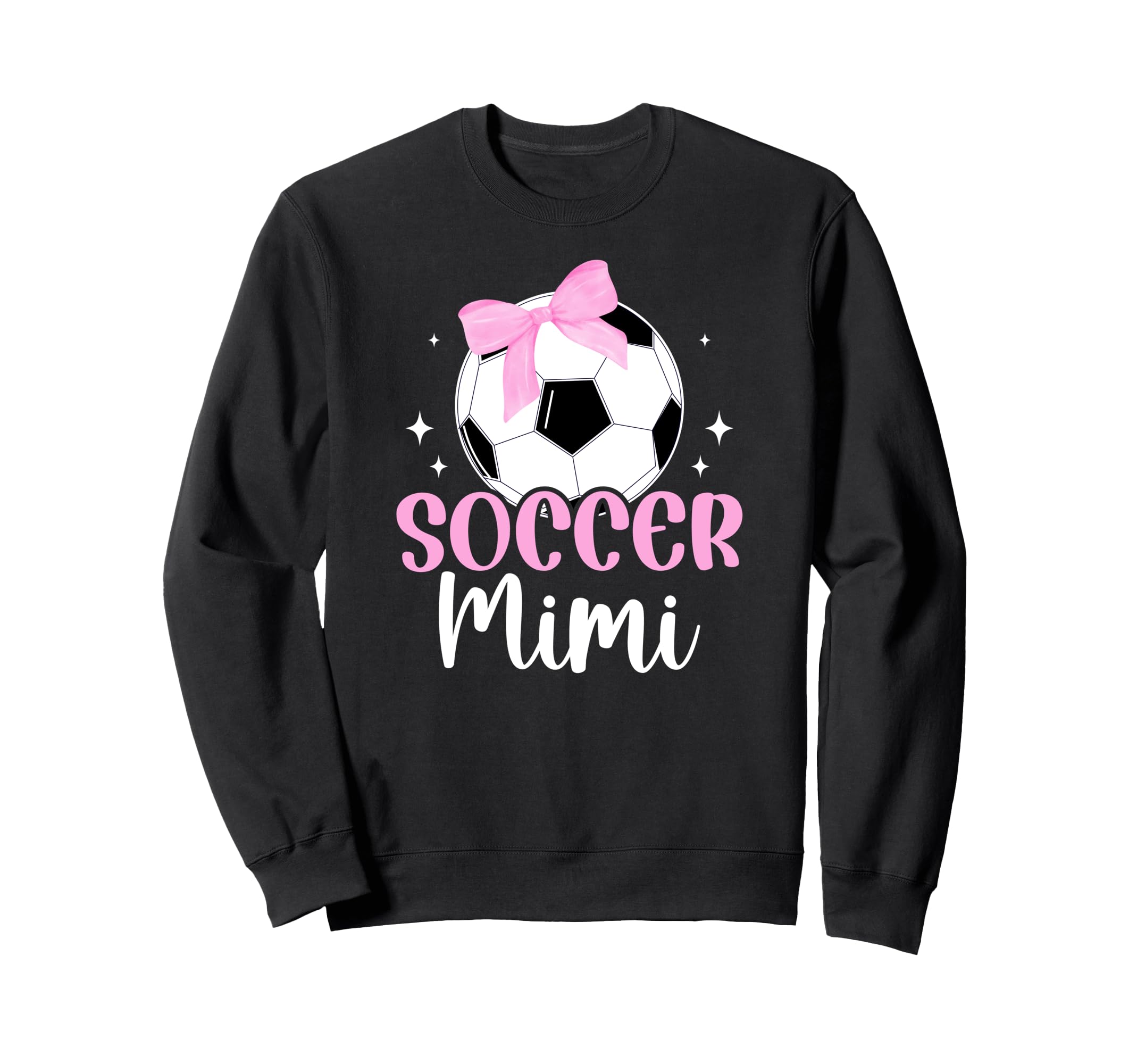 Soccer Mimi Bow Grandma Mimi Soccer Sweatshirt - Minimalist Print Unisex