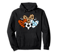 Soccer Basketball Volleyball Heart Hoodie - Aesthetic Graphic Men Women