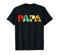Mens Soccer Dad Papa Soccer Fathers Gift T-Shirt - Trendy Graphic Men Women