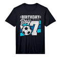 Soccer Birthday Party 7 Year Old 7Th T-Shirt - Novelty Apparel Unisex