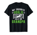Favorite Soccer Goalie Grandpa Soccer T-Shirt - Streetwear Style Unisex