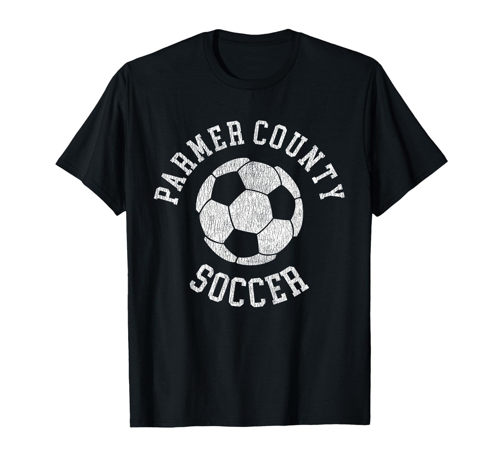 Parmer County Soccer Distressed 90S T-Shirt - Streetwear Style Men Women