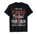 Football 72Nd Birthday Party Player T-Shirt - Aesthetic Graphic Unisex