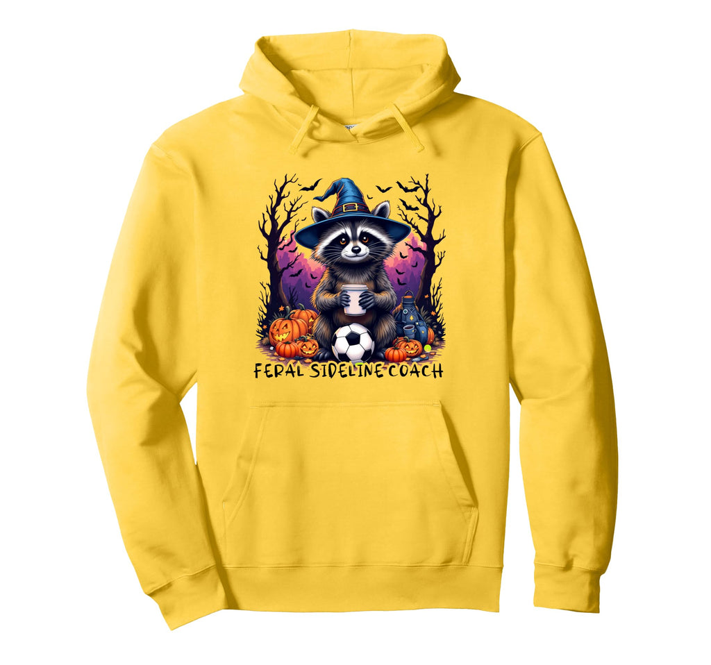 Halloween Soccer Mom Feral Soccer Mom Hoodie - Trendy Graphic for Adults