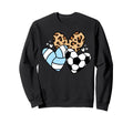 Soccer Volleyball Heart Funny Sweatshirt - Fun Novelty Design Men Women
