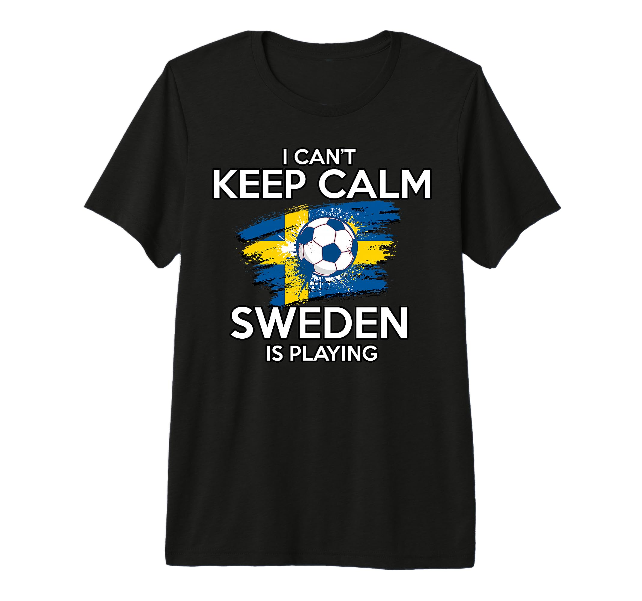 Sweden Football Fan Soccer Game Player T-Shirt - Trendy Graphic Men Women