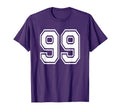 Number 99 99Th Birthday Gift Player T-Shirt - Casual Everyday Wear Unisex