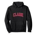 Clark New Jersey Nj Sports Red Hoodie - Aesthetic Graphic for Adults