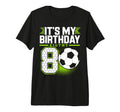 Birthday Tees 8 Soccer Its My 8Th T-Shirt - Graphic Print for Adults