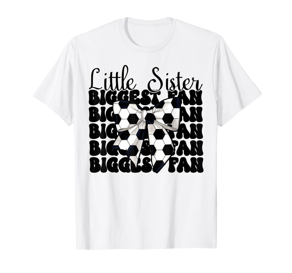 Soccer Sister Coquette Little Sister T-Shirt - Aesthetic Graphic Men Women