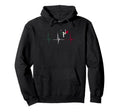 Mexican Pride Heartbeat Ekg Pulse Mexican Hoodie - Novelty Apparel Unisex