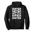 Coquette Soccer Sister Matching Hoodie - Streetwear Style for Adults