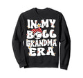 My Ball Grandma Era Groovy Baseball Sweatshirt - Minimalist Print Unisex