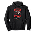 Grandpa Is My Name Soccer Is My Game Hoodie - Aesthetic Graphic Unisex