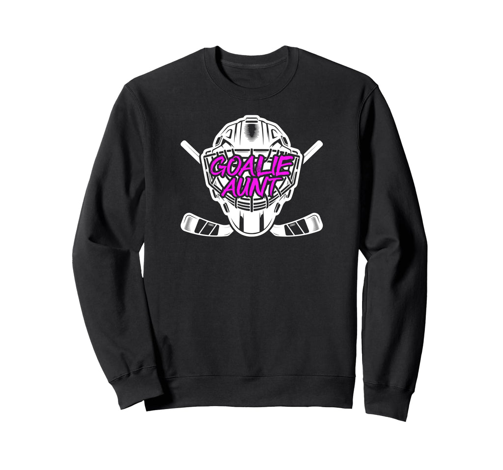 Ice Hockey Goalie Aunt Hockey Sweatshirt - Novelty Apparel Men Women