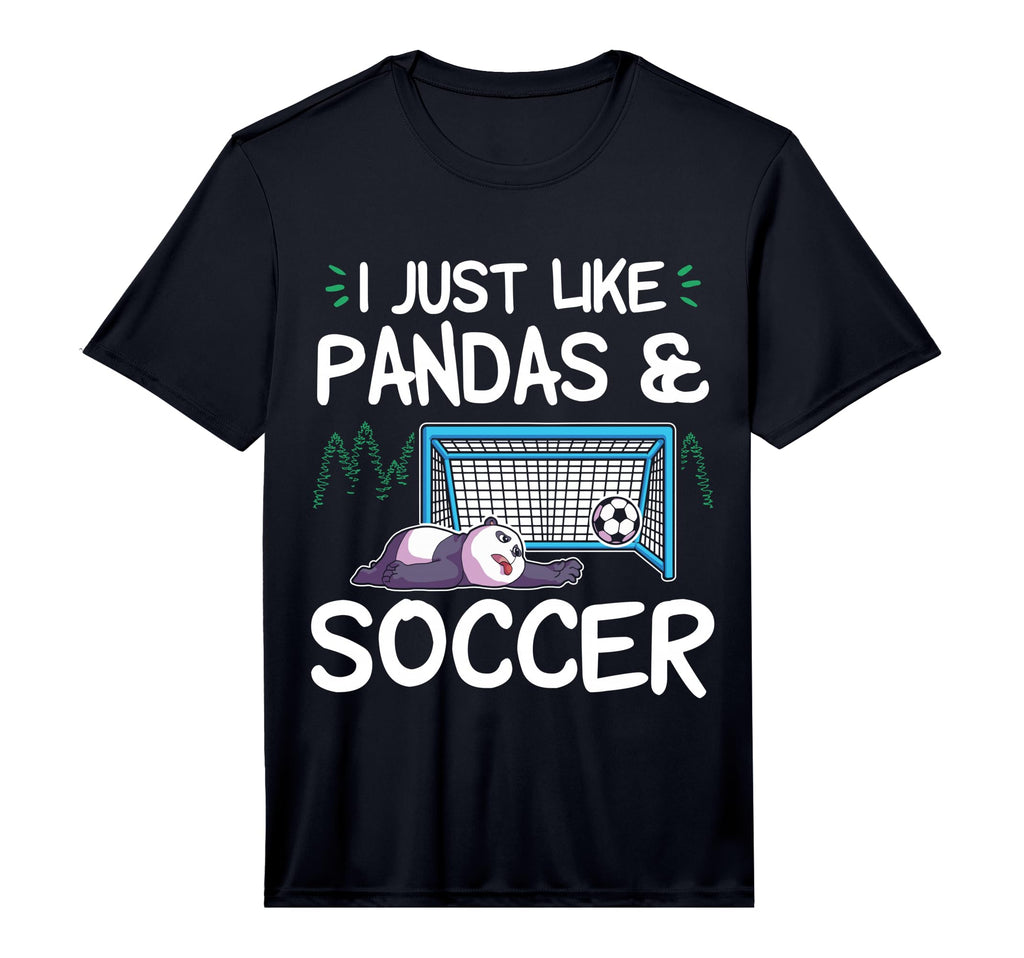 Panda Soccer I Just Love Pandas And T-Shirt - Custom Art Print Men Women