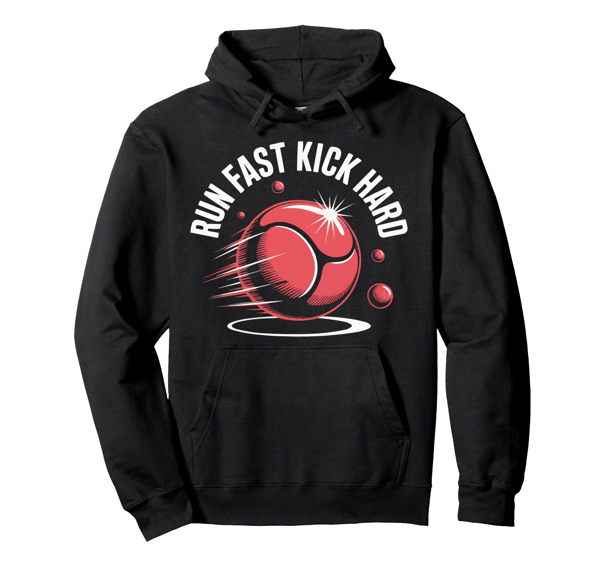 Love Kickball Player Soccer Baseball Hoodie - Unique Graphic Men Women