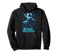 Jesus Saves Soccer Christian Goalkeeper Hoodie - Novelty Apparel Men Women