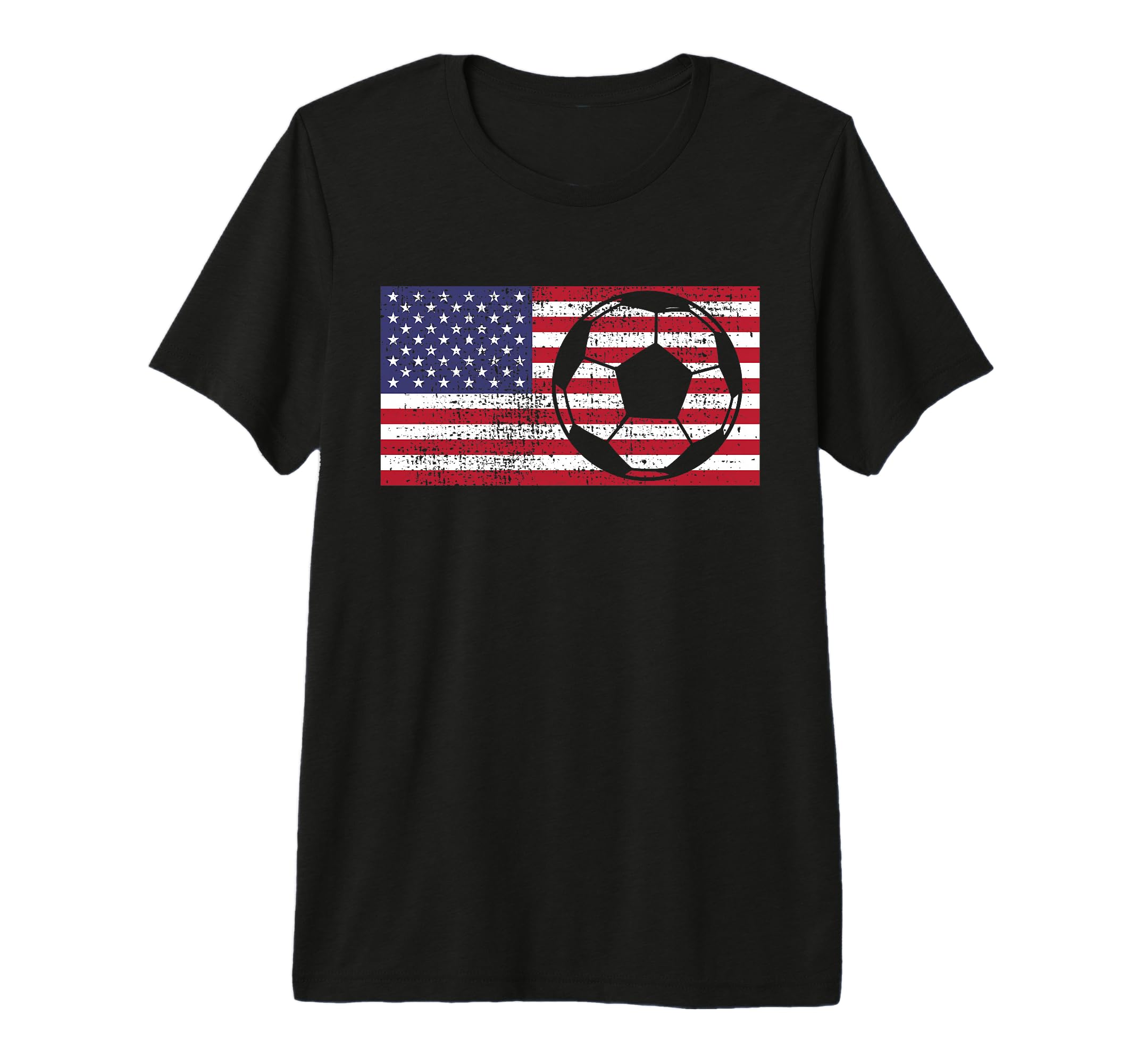 Soccer Usa Flag Goalie Ball Gift Sports T-Shirt - Minimalist Print Unisex