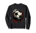 Dark Soccer Football Love T-Shirt - Aesthetic Graphic Unisex