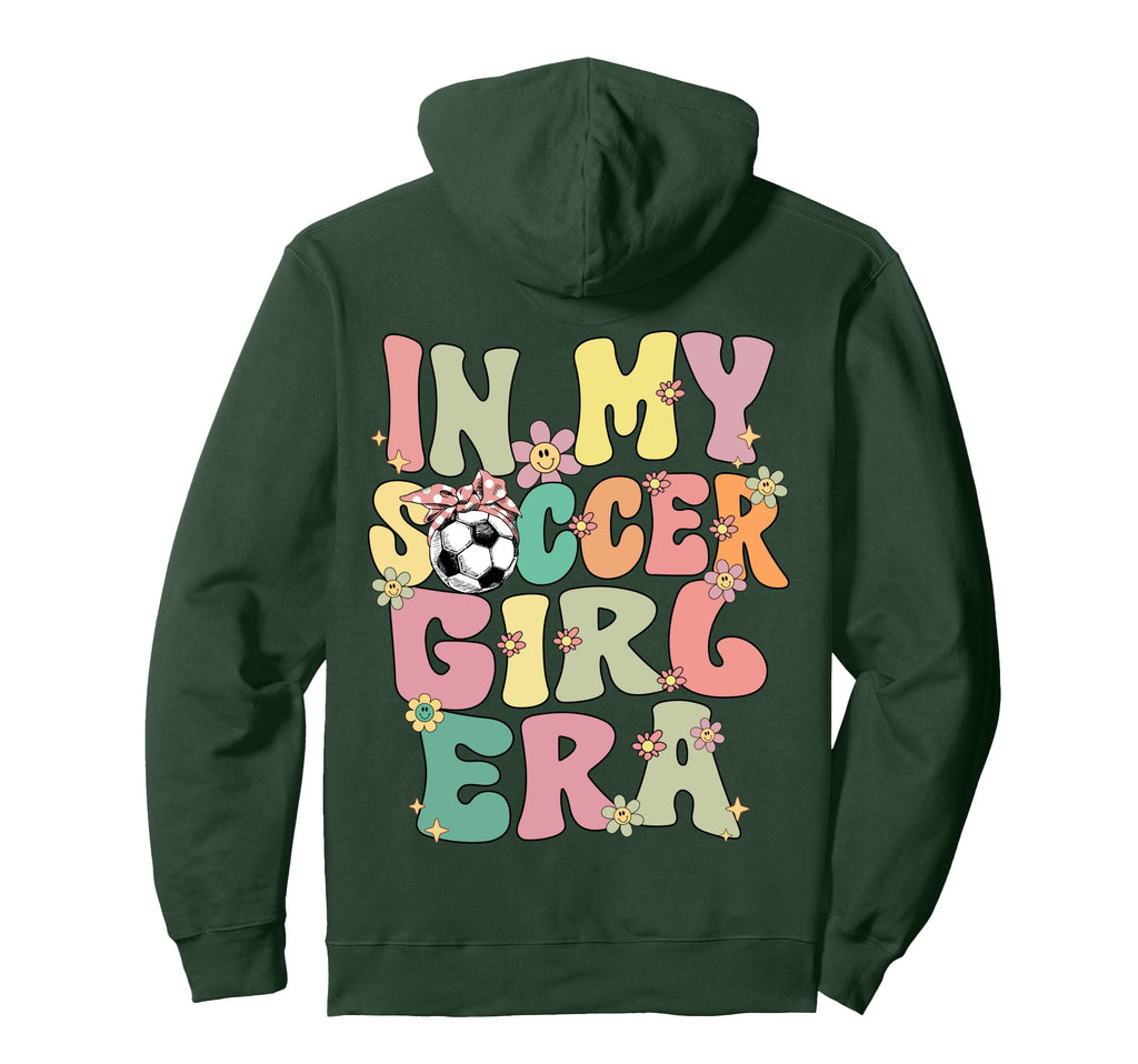 My Soccer Era Groovy Soccer Soccer Hoodie - Casual Everyday Wear Men Women