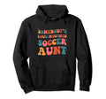 Somebodys Loud Mouthed Soccer Aunt Game Day Hoodie - Graphic Print Unisex