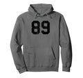 Sports Team Distressed Black Hoodie - Casual Everyday Wear Men Women