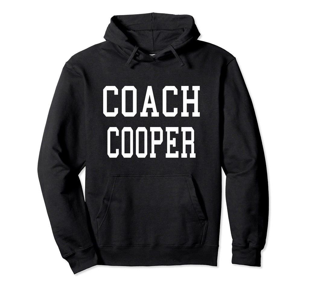 Coach Cooper Custom Football Soccer Hoodie - Fun Novelty Design Unisex