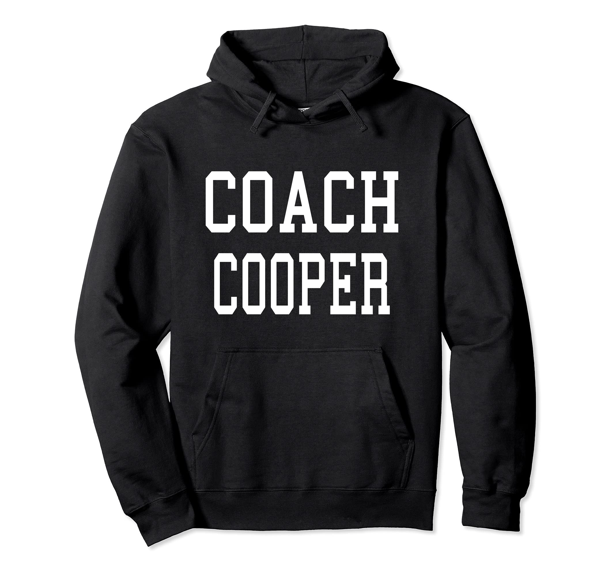 Coach Cooper Custom Football Soccer Hoodie - Fun Novelty Design Unisex
