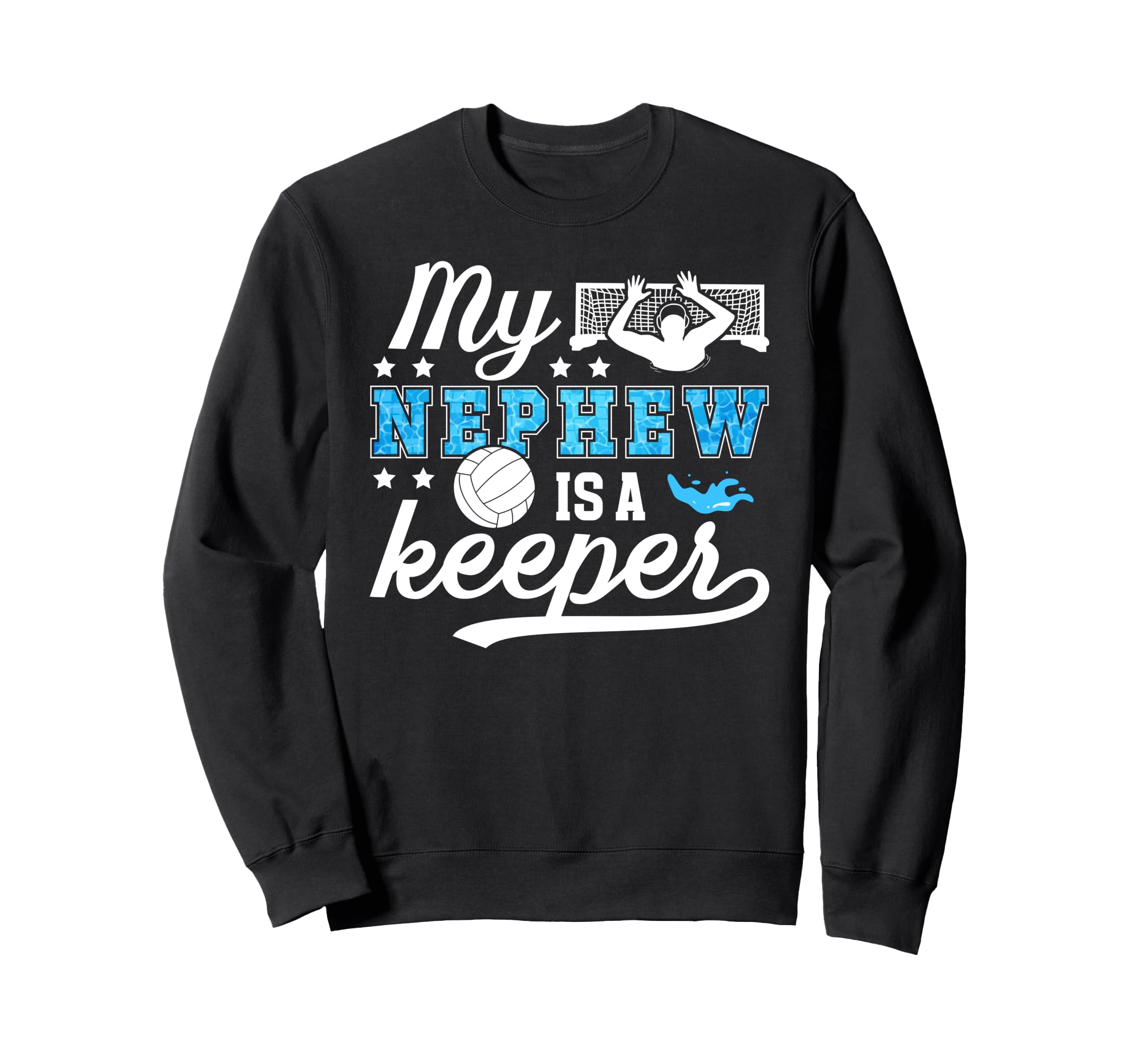 Proud Water Polo Goalie Uncle Water Sweatshirt - Custom Art Print Unisex