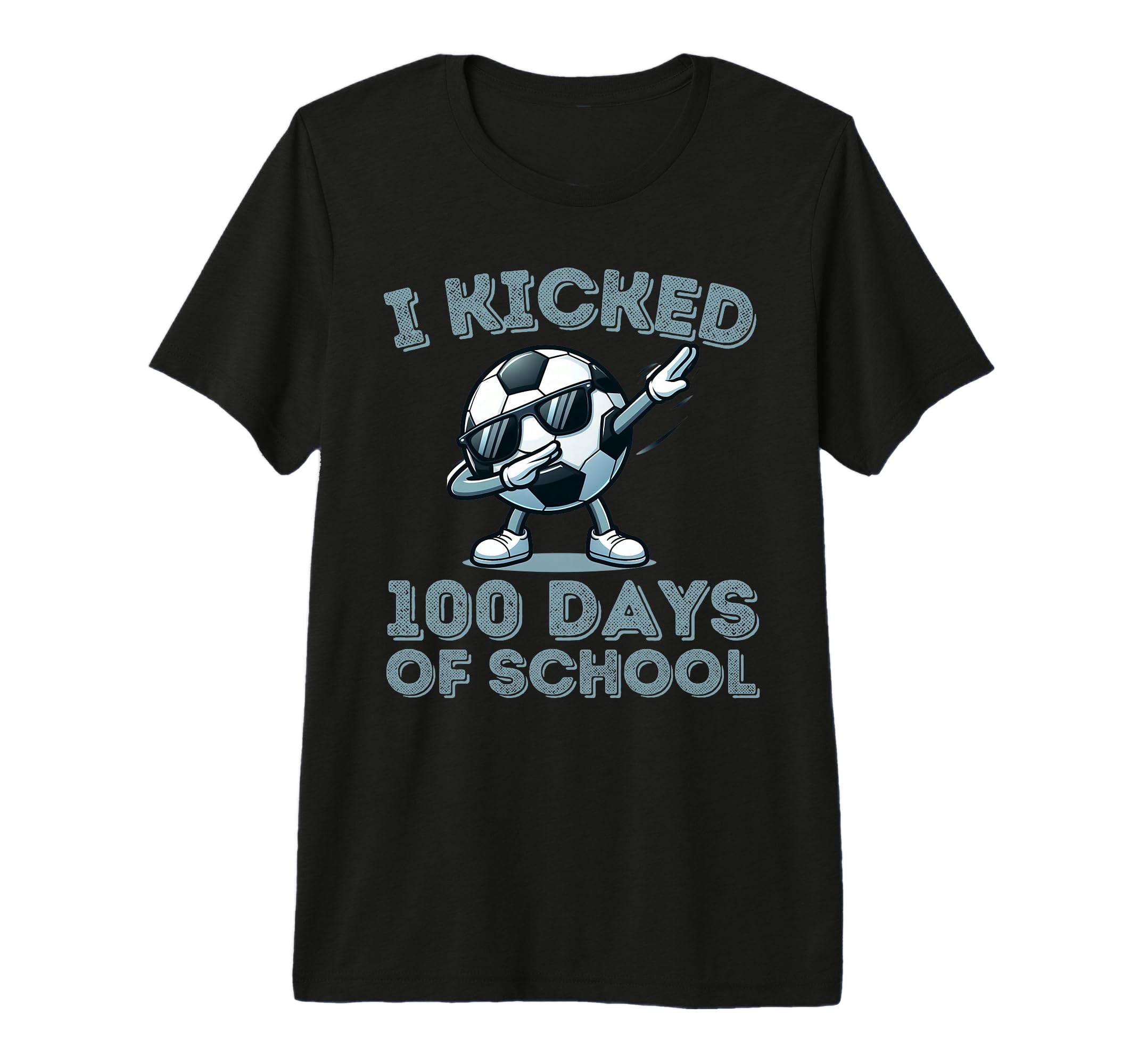 I Kicked 100 Days School Dabbing T-Shirt - Fun Novelty Design for Adults