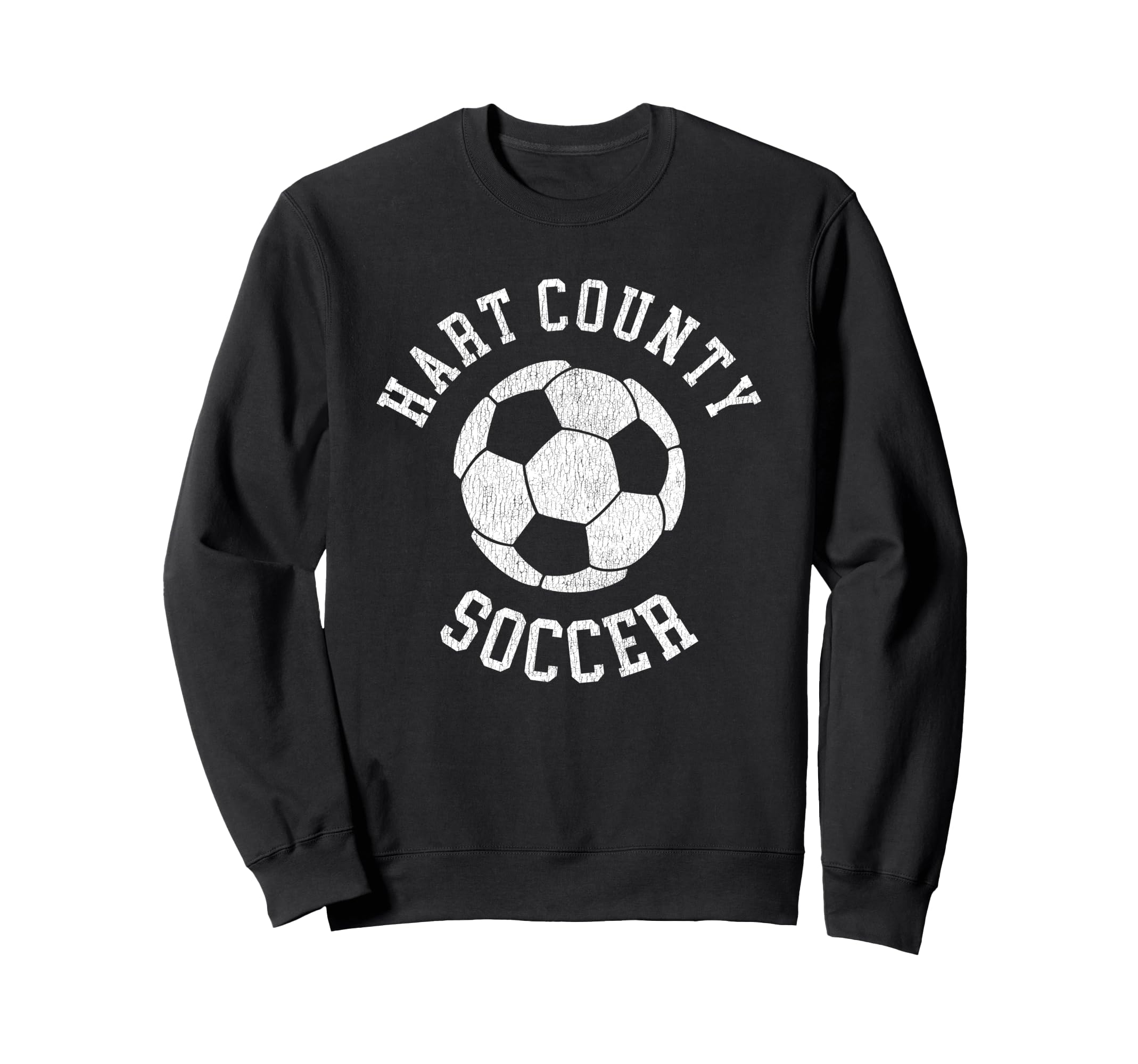 Hart County Soccer Distressed 90S Sweatshirt - Custom Art Print Men Women