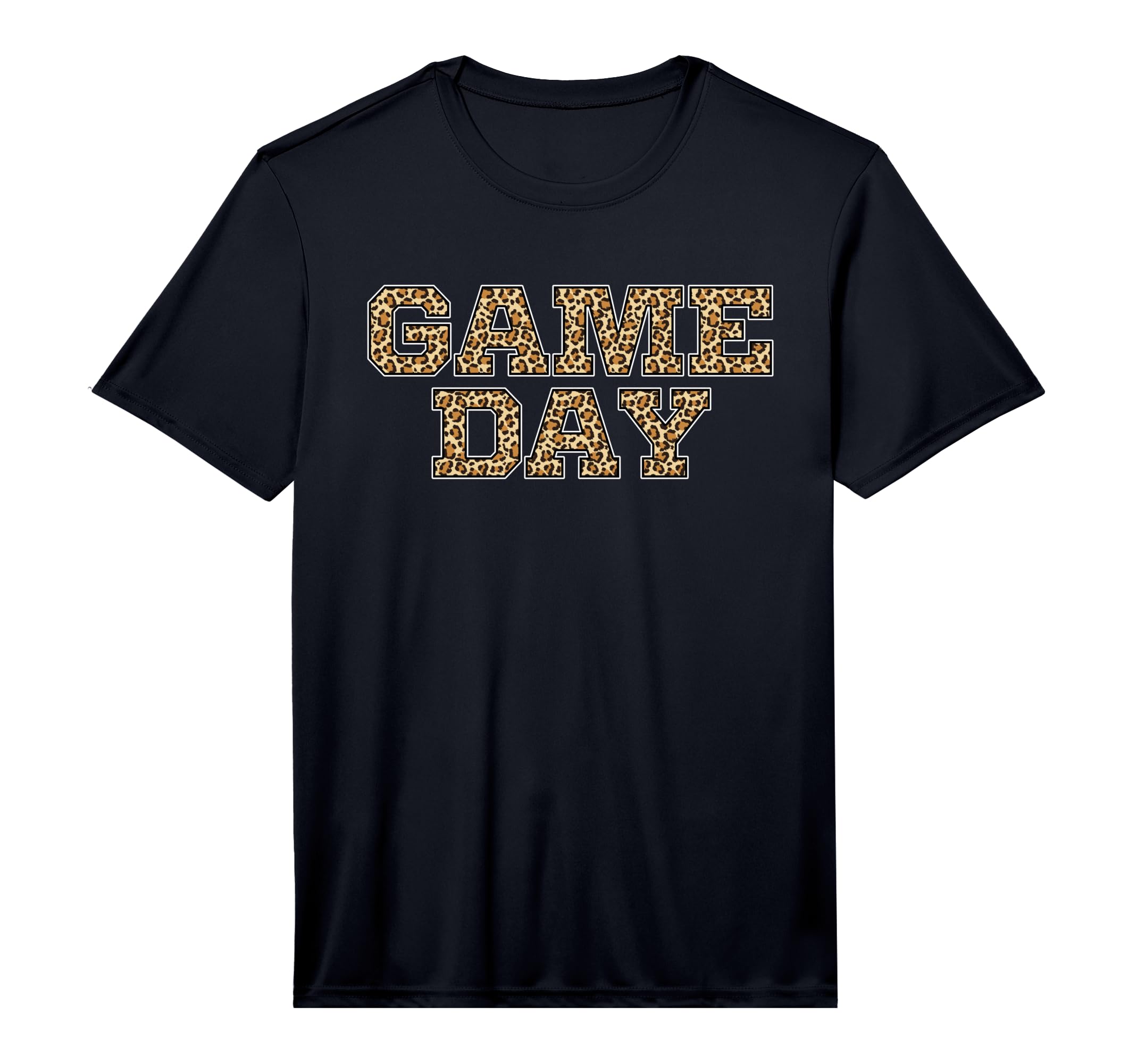 Game Day Leopard Animal Sports T-Shirt - Aesthetic Graphic for Adults