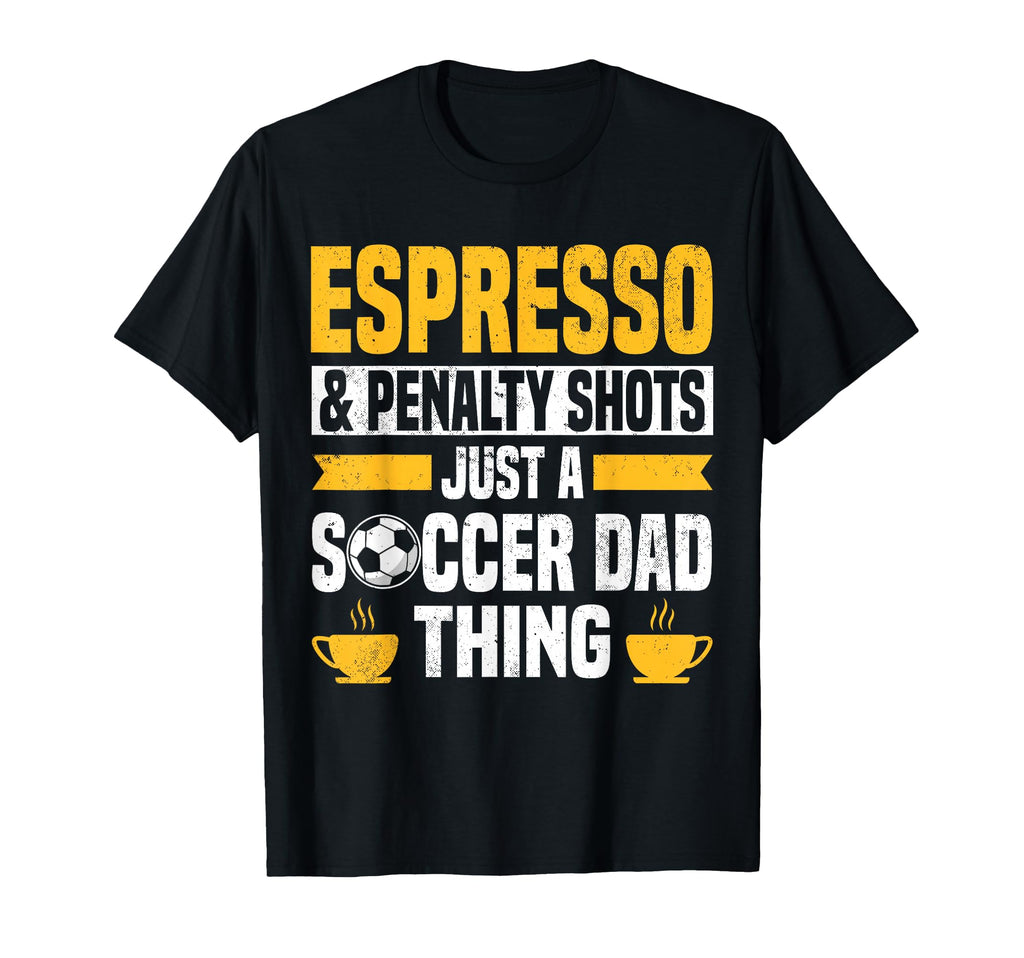 Soccer Dads Designs Coffee Lover T-Shirt - Trendy Graphic Unisex