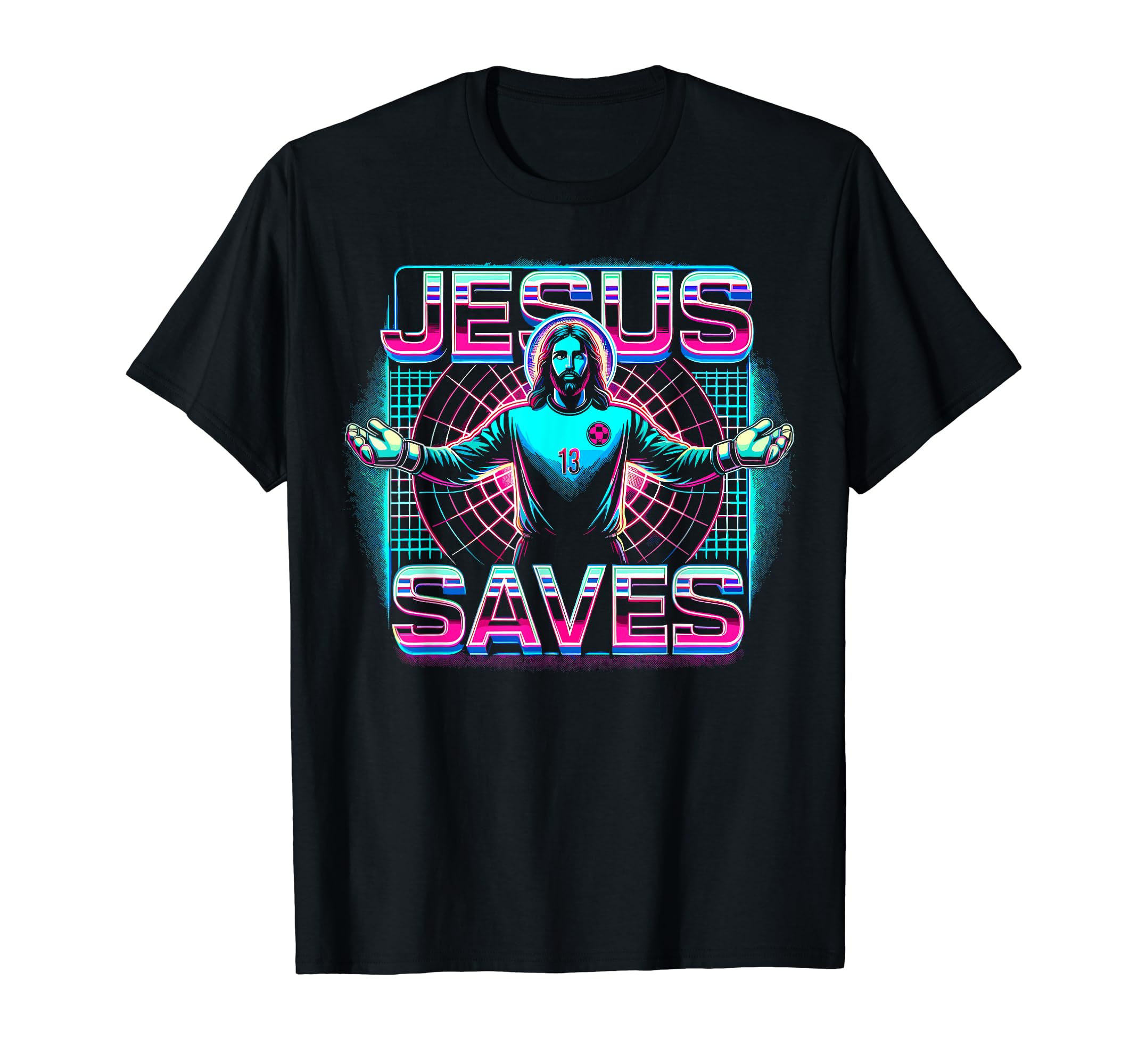 C J S Religious Christian Soccer T-Shirt - Trendy Graphic for Adults
