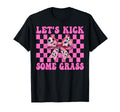 Lets Kick Some Grass Soccer T-Shirt - Fun Novelty Design for Adults