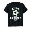 Aunt Birthday Soccer Lover Gifts T-Shirt - Custom Art Print for Adults