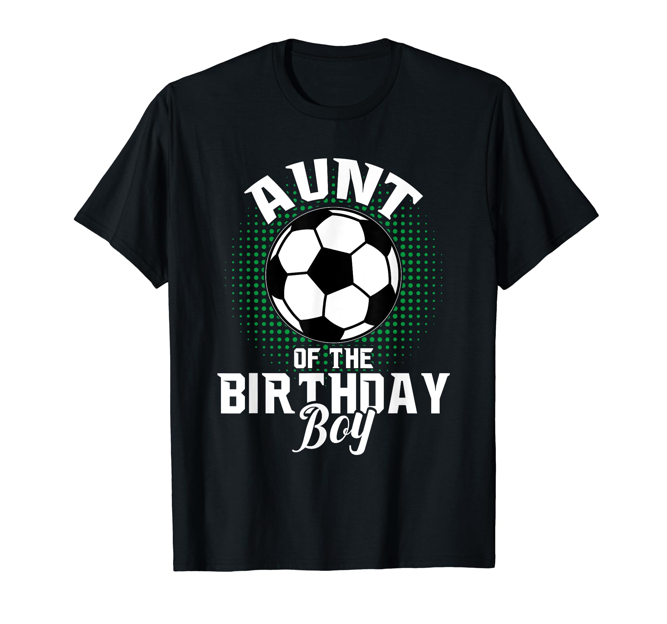 Aunt Birthday Soccer Lover Gifts T-Shirt - Custom Art Print for Adults