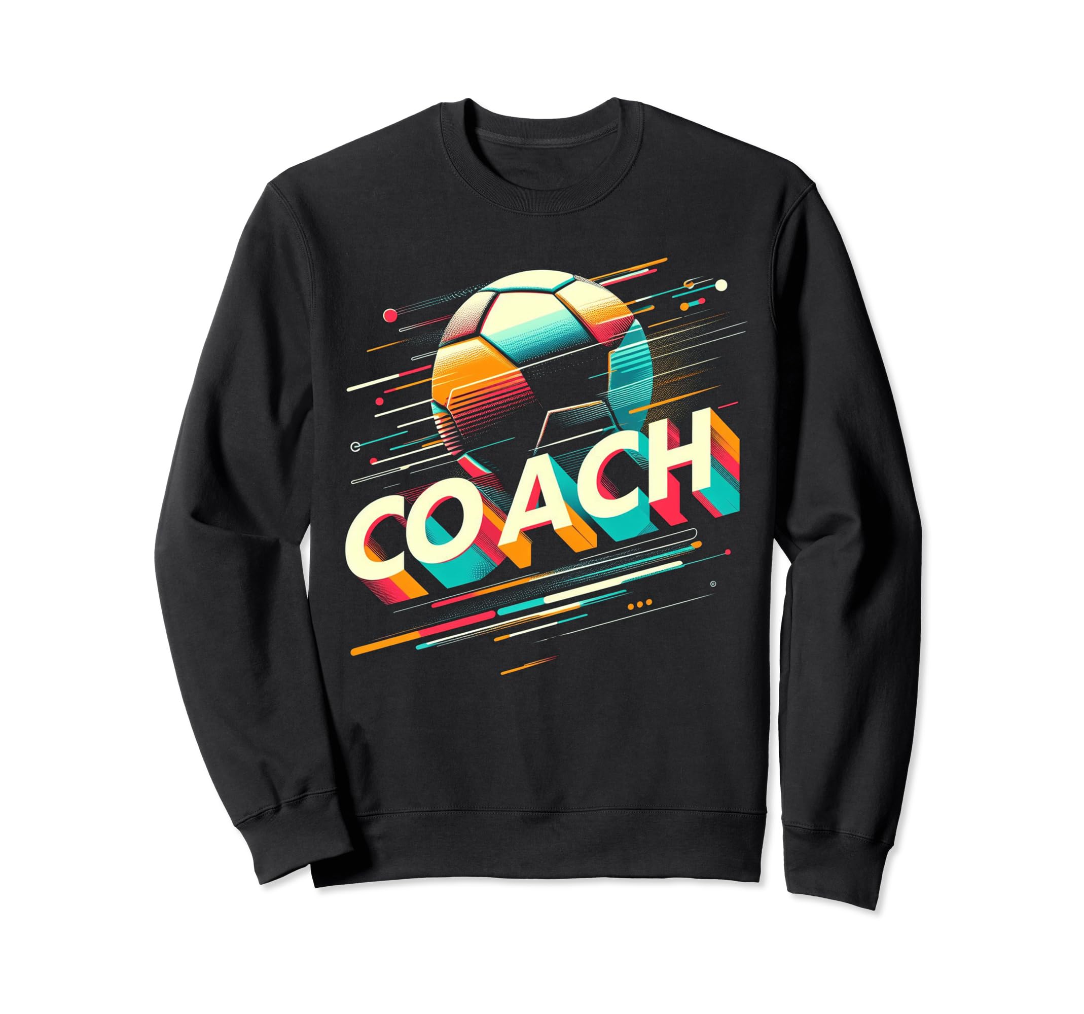 Soccer Coach Training Coaching Football Sweatshirt - Unique Graphic Unisex