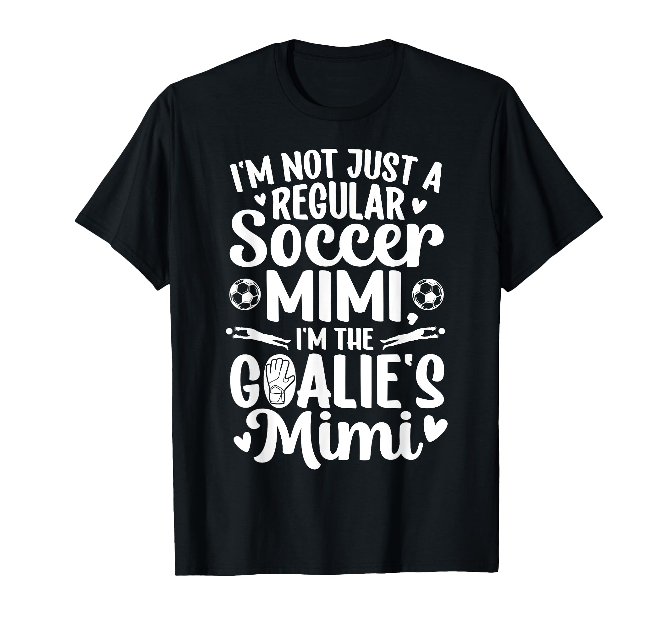 Im Soccer Goalie Mimi Soccer Keeper T-Shirt - Custom Art Print for Adults