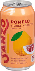 Sanzo - Sparkling Pomelo Water, 6/12 fl oz (Pack of 4) - Refreshing Asian Flavors