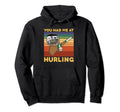 Hurling Helmet Athletic Goalkeeper Hoodie - Graphic Print for Adults